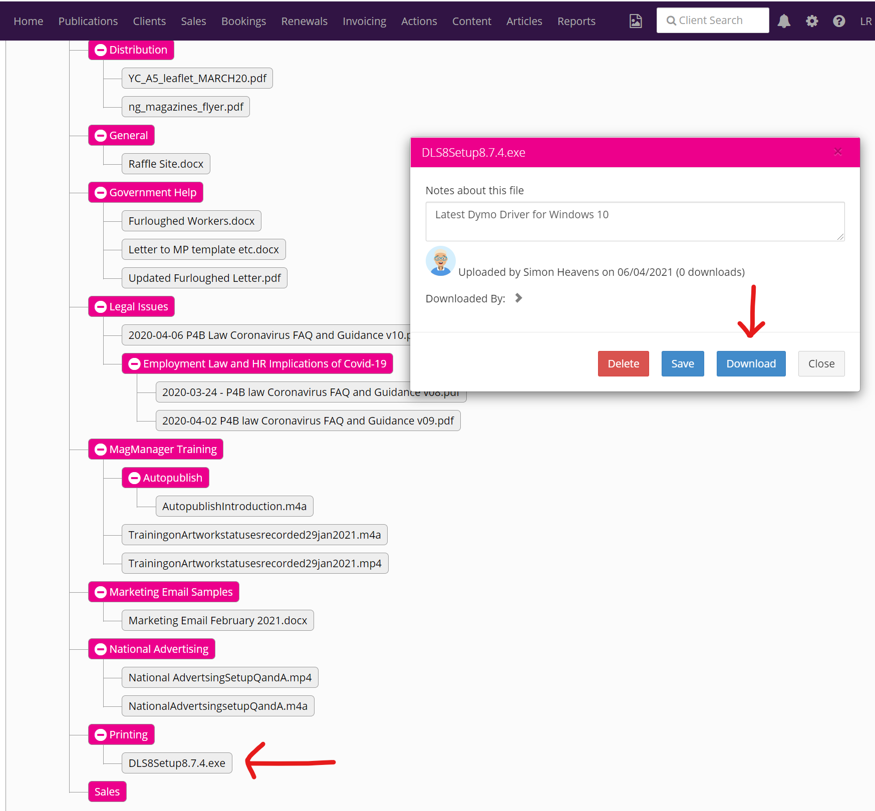 dymo labelmaker action